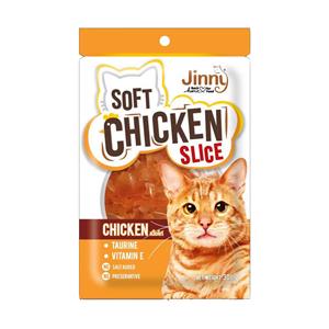 Jinny Soft Chicken ขนมแมว สันในไก่ 30ก.