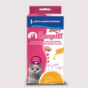 (กล่อง) 10x4ก. ChangeTer แมวเลีย รสแซลม่อนโกจิ