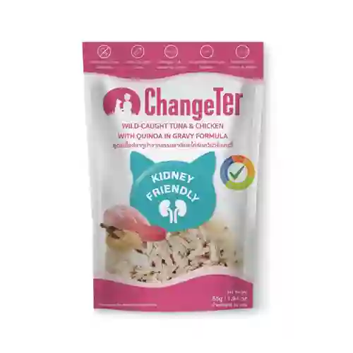 เชนจ์เตอร์,เพาซ์แมว,เพาซ์,เพาช์,pounch,อาหารเปียก,ซอง,แมว,เพา,เพาช์แมว,เพาแมว,เพ้า,changer,เกรวี่,gravy,เกรนฟรี,ป้องกัน,ไม่เค็ม,ไต