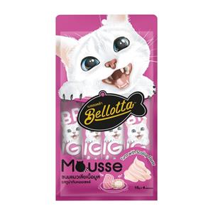 (แพ็ค) 4x15ก. Bellotta แมวเลีย รสทูน่าหอยเชลล์