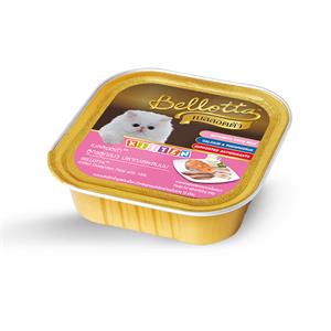 Bellotta ถาดลูกแมว รสปลาทะเลและนม 80ก.