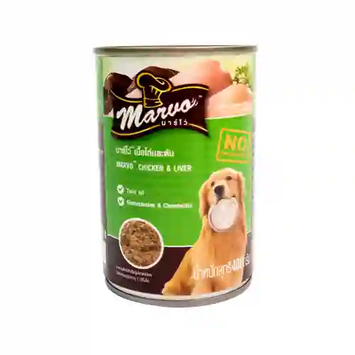 Marvo สุนัข รสไก่ตับ 400ก.