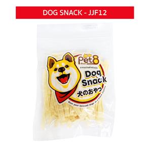 Pet8 ขนมสุนัข ปลาเส้นใหญ่ JJF12 150ก.