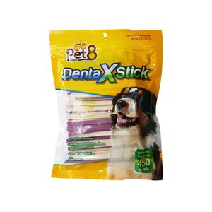 Pet8 ขนมขัดฟันสุนัข 2สี รสบลูเบอรี่ JDT07