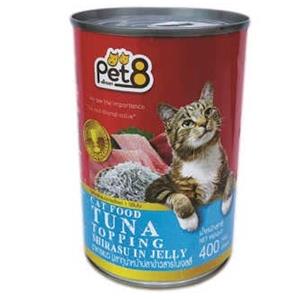 Pet8 แมวโต รสทูน่าข้าวสาร