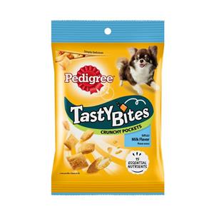 Pedigree Tasty Bites ขนมสุนัข รสนม 60ก.