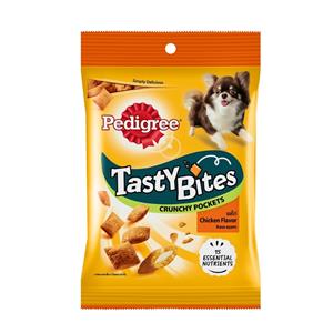 Pedigree Tasty Bites ขนมสุนัข รสไก่ 60ก.