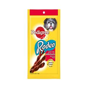 Pedigree Rodeo ขนมสุนัข รสเนื้อตับ 90ก.