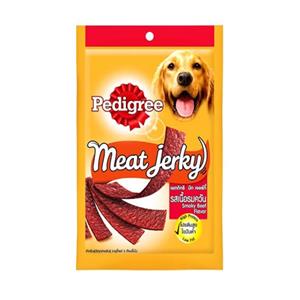 Pedigree Meat Jerky ขนมสุนัข แบบแท่ง รสเนื้อ 80ก.