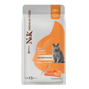 N&K แมวโต สูตรคริลล์ออย และ แซลมอน