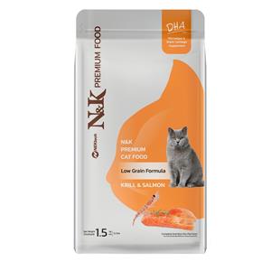 N&K แมวโต สูตรคริลล์ออย และ แซลมอน