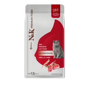 N&K แมวโต สูตรคริลล์ออย และ แกะ