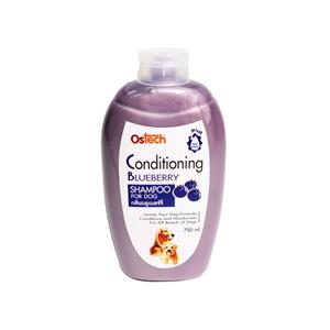 Ostech แชมพูสุนัขผสมครีมนวด กลิ่นบลูเบอรี่