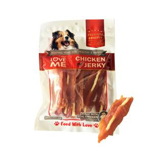 Love Me ขนมสุนัข ครั้นชี่นิ่มไก่ปิ้ง 160ก.