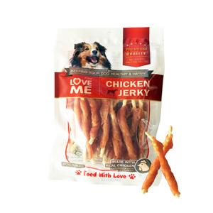 Love Me ขนมสุนัข ครั้นชี่นิ่มพันสันใน 160ก.