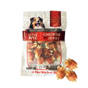 Love Me ขนมสุนัข ครั้นชี่เล็กนิ่มสั้น3เส้น พันสันใน 160ก.