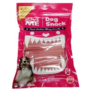 Love Me ขนมสุนัข ขนมขัดฟัน รสเนื้อ