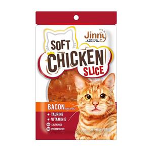 Jinny Soft Chicken ขนมแมว สันในไก่ รสเบคอน