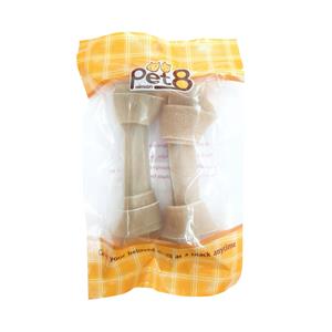 Pet8 ขนมสุนัข กระดูกผูก 5.5นิ้ว HS03 2ชิ้น