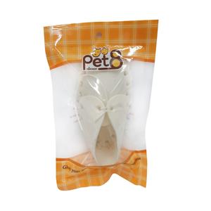 Pet8 ขนมสุนัข รองเท้าขาว 5นิ้ว HS09 1ชิ้น