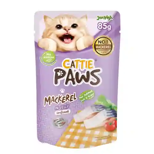 Cattie Paws เพาซ์แมวเนื้อแดง รสปลาทูเยลลี่