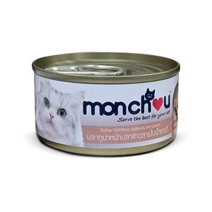 Monchou แมว รสทูน่าข้าวสารเกรวี่ 70ก.