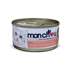 Monchou แมว รสทูน่าปลาแอนโชวี่เกรวี่ 70ก.