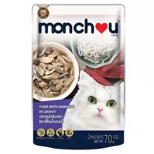 มอนชู,มองชู,เพาซ์แมว,เพาซ์,เพาช์,pounch,อาหารเปียก,ซอง,แมว,เพา,เพาช์แมว,เพาแมว,เพ้า,เพ้า,เกรวี่,gravy,