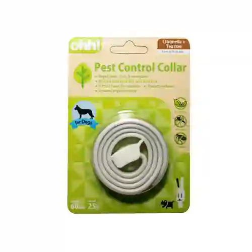 Ohh ปลอกคอจำกัดเห็บหมัดสุนัข สูตร Tea Tree