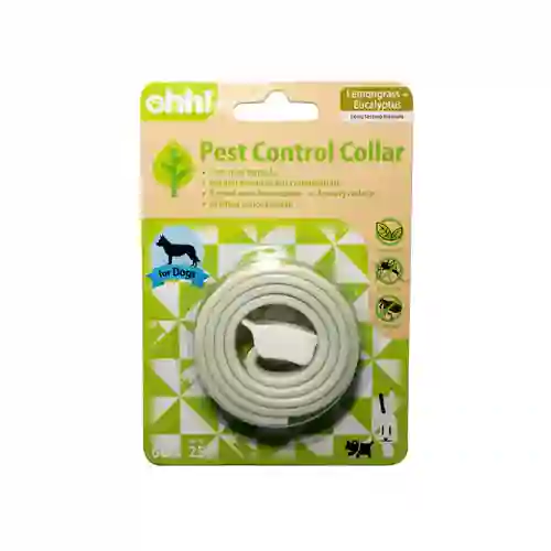 Ohh ปลอกคอจำกัดเห็บหมัดสุนัข สูตร Lemongrass