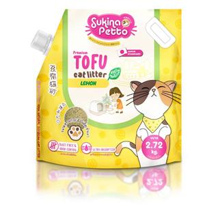 Sukina Petto Tofu ทรายแมว กลิ่นมะนาว