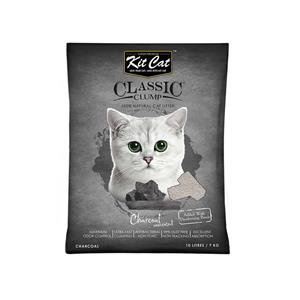KitCat ทรายแมว กลิ่นชาโคล 10ลิตร