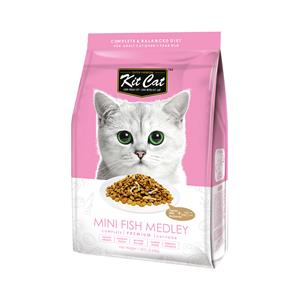 KitCat แมวโต สูตร Mini Fish Medley