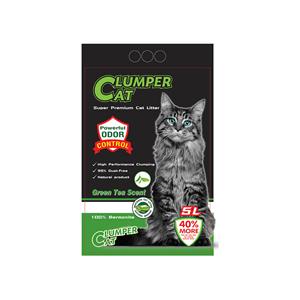 Clumper ทรายแมว กลิ่นชาเขียว 5ลิตร
