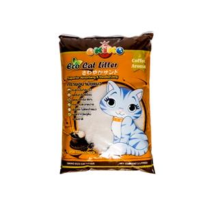 Okiko Eco ทรายแมว กลิ่นกาแฟ 5ลิตร
