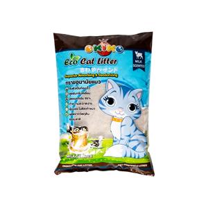 Okiko ทรายแมว กลิ่นนม 5ลิตร