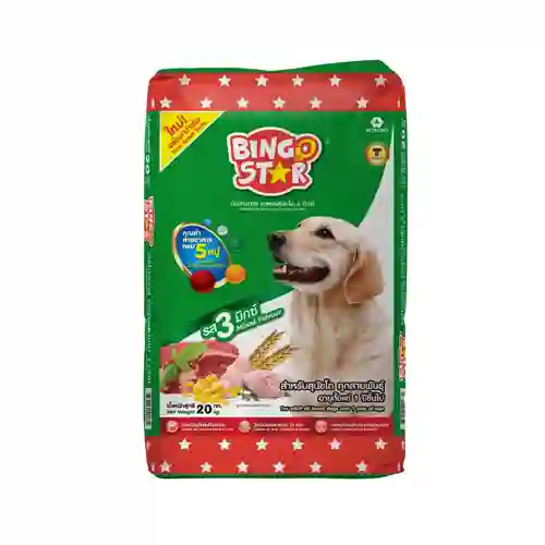 บิงโกสตาร์,บิงโก,อาหารเม็ด,เม็ดหมา,อาหารหมา,อาหารเม็ดหมา,อาหารสุนัข,สุนัขโต,3มิกซ์