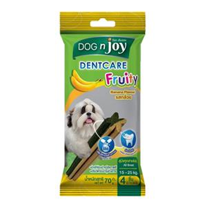 Dog n' Joy ขนมสุนัข สูตรเดนท์ฟรุ๊ทตี้ รสกล้วย