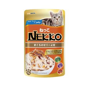 Nekko เพาซ์แมว รสทูน่าปลาโอ เจลลี่ 70ก.