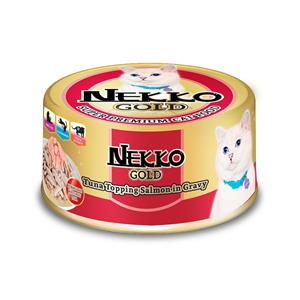Nekko Gold แมว รสทูน่าแซลมอน
