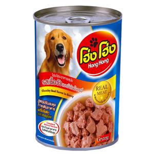 HongHong โฮ่งๆ สุนัข รสเนื้อชิ้น 400ก.