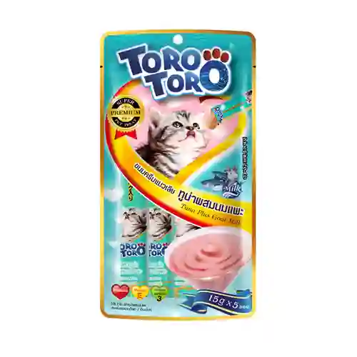 Toro แมวเลีย รสทูน่านมแพะ 60ก.