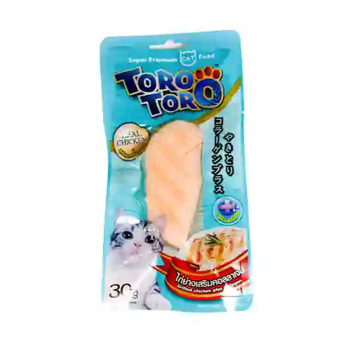 8859160401804 Toro Toro ขนมแมว ไก่ย่างคอลลาเจน 30ก. TOROไก่ย่างคอลลาเจน 30 g.แมว 30 g. โทโร,โทโร่,ขนมแมว,ขนม,ปลาชิ้น,ไก่ชิ้น,เนื้อชิ้น,jerky,ยากิ,คุ๊กกี้,คุ้กกี้,
