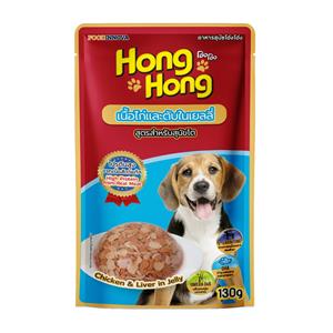 HongHong โฮ่งๆ เพาซ์ลูกสุนัข รสไก่ตับเจลลี่