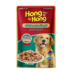 HongHong โฮ่งๆ เพาซ์สุนัข รสไก่ตับเกรวี่