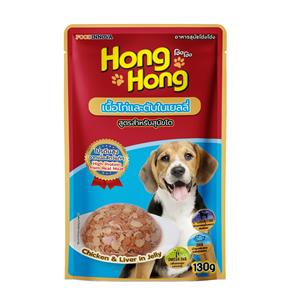 HongHong โฮ่งๆ เพาซ์สุนัข รสไก่ตับเจลลี่