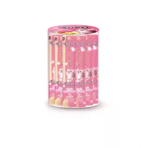 8859160403044 Toro แมวเลีย รสทูน่าคัตสึโอะ 36x15ก. กล่องใสToro 36x15g-ทูน่าคัตสึดโอะ 540 g. (36ชิ้น) 