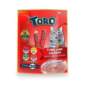 Toro แมวเลีย รสทูน่าแซลมอน  20x15ก.