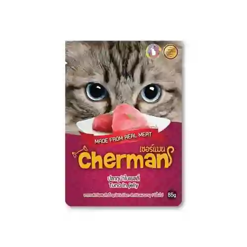 เชอร์แมน,เชอแมน,เชอร์เมน,เชอเมน,เพาซ์แมว,เพาซ์,เพาช์,pounch,อาหารเปียก,ซอง,แมว,เพา,เพาช์แมว,เพาแมว,เพ้า,เจลลี่,เยลลี่,jelly