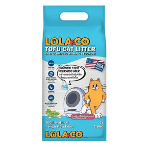 Lola&Co ทรายแมวเต้าหู้ กลิ่น Milk Hokaido